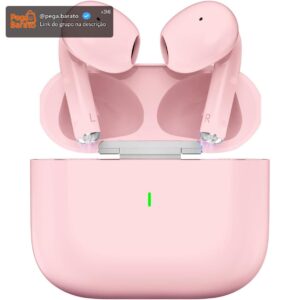 Fones de ouvido Bluetooth 5.3 sem fio, bateria com duração de 40 horas, carregamento USB-C, classificação de resistência à água IPX6, microfone embutido, compatíveis com Android e iOS ROSA - Imagem 1