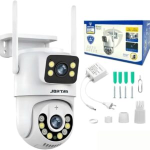 Câmera de Segurança Interna/Externa, Estilo Domo, 1080p HD, Detecção de Movimento, Monitoramento Residencial, V17-branco, Wi-Fi/Com fio, Áudio Bidirecional, AC/DC, Wi-Fi - Imagem 3