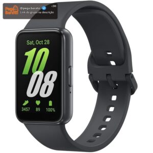Smartwatch Samsung Galaxy Fit3 Display 1.6" Grafite - Imagem 1