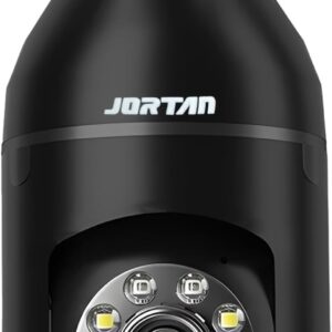 Câmera de Vigilância Wi-Fi 360°, Uso Interno/Externo, Estilo Domo, 1080p HD, Sensor de Movimento, Monitoramento Residencial/Bebê/Pet, O19-preto, Sem fio/Com fio, Áudio Bidirecional - Imagem 1