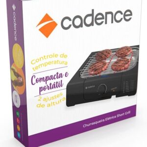 Churrasqueira Grill Eletrica Cadence Short, 1200W, Preto, 220V, GRL805 - Imagem 9