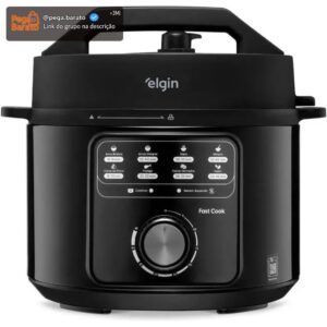 Panela de Pressão Fast Cook Elgin – 220V 900W 4L 9 Dispositivos de Segurança - Imagem 1
