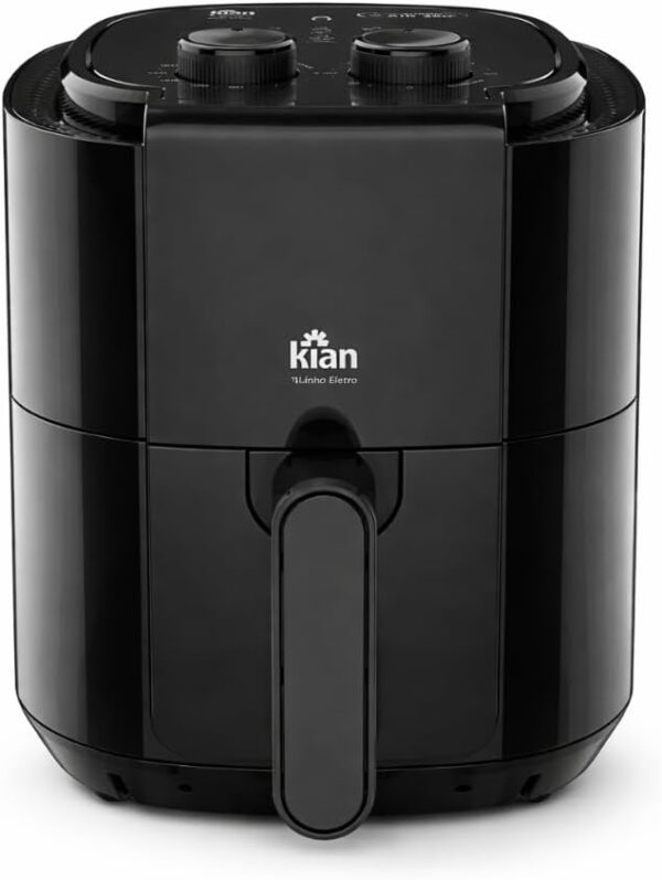 Fritadeira Eletrica Air Fryer 3,5L Kian AF-105 1200W Antiaderente Turbo Air 360° com Timer e Controle de Temperatura (220V)