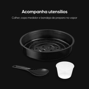 Panela de Arroz Visio Glass 5 Elgin – 400W 5 Xícaras 220V - Imagem 11