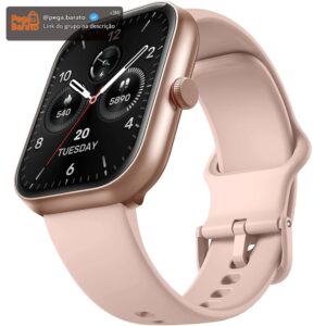 Bettdow SmartWatch, relogio smartwatch com 1.91" Ecrã tátil e AI, à prova d'água IP68, relogio feminino e masculino com 100+ Modos Esportivos Faz e Recebe Ligações(ouro) - Imagem 1