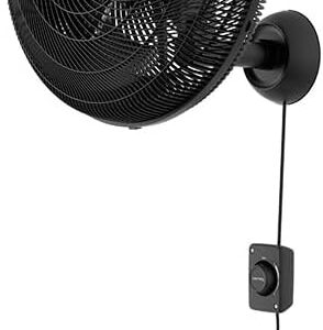 Ventisol Ventilador Osc Parede monta facil 50cm 6p preto 220v premium - Imagem 4