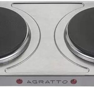 Agratto 4918 - Fogão Eletrico de Mesa, 220V, 2000W, Inox - Imagem 3