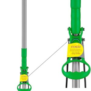 Mop Sek+ Lava e Seca Brilhus Bettanin | com Esponja de Alta Absorção, Cabo Retrátil de Inox até 89cm, para Limpeza Pesada em Pisos - Imagem 5