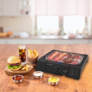 Churrasqueira Grill Eletrica Cadence Short, 1200W, Preto, 220V, GRL805 - Imagem 8