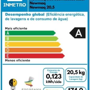 Lavadora Semiautomática 20,5kg Plus Newmaq Branca - 220v - Imagem 4