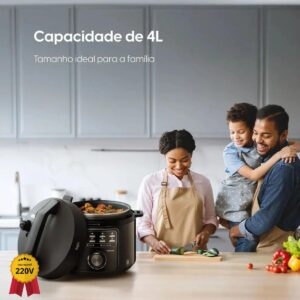 Panela de Pressão Fast Cook Elgin – 220V 900W 4L 9 Dispositivos de Segurança - Imagem 3