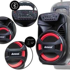 Amvox Caixa de Som Amplificada ACA 480 Viper II - 480W RMS, Bluetooth, Equalizador, Rádio FM, USB - Imagem 5