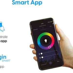 Lâmpada Inteligente Alta Potência 20W Elgin Color RGB Wifi Compatível com Alexa e Google Home - Imagem 8