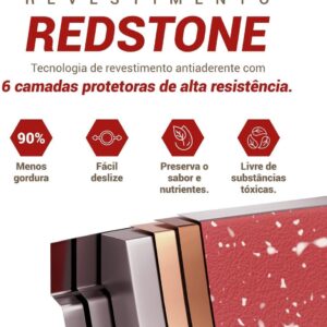 Frigideira Philco PPN20A Revestimento Redstone 1,1L - Imagem 2