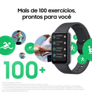 Smartwatch Samsung Galaxy Fit3 Display 1.6" Grafite - Imagem 4