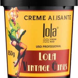 Hair Vintage Girl Creme Alisante 850g , Lola Cosmetics - Imagem 1