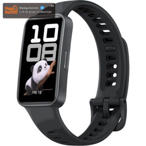 Smartwatch, HUAWEI Band 10, Caixa de Polímeros Duráveis, Análise do Sono em Nível Profissional, Assistente de Bem-estar Emocional, Relógio Smartwatch Compatível com Android e iOS, Preto - Imagem 1