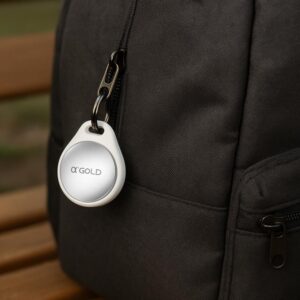 Air Tag Rastreador A'Gold, Localizador, Compatível com Iphone Buscar Apple (IOS), Bluetooth, Com Alarme Sonoro, GPS, Tag Inteligente, Bateria 230maH, Para Localizar Chaves, Carteira, Mochila e Pets - Imagem 8