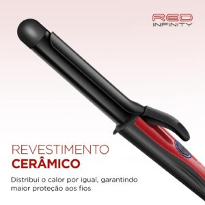 MONDIAL Modelador de Cachos, Preto/Vermelho, Bivolt - EM-12 - Imagem 2