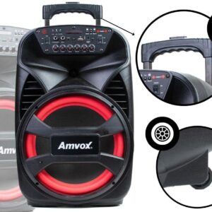Amvox Caixa de Som Amplificada ACA 480 Viper II - 480W RMS, Bluetooth, Equalizador, Rádio FM, USB - Imagem 7