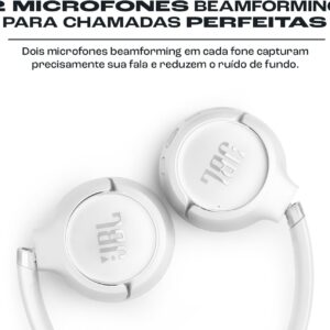 JBL, Fone de Ouvido Bluetooth Over-Ear, Tune 530BT, Sem Fio, Até 76 Horas de Bateria - Branco - Imagem 3