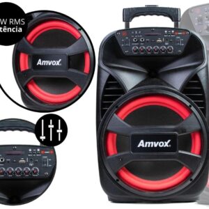 Amvox Caixa de Som Amplificada ACA 480 Viper II - 480W RMS, Bluetooth, Equalizador, Rádio FM, USB - Imagem 6