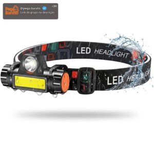 Lanterna De Cabeça Led Potente Recarregável e À Prova D'Água Para Uso em Mecânica Ciclismo Caminhada Trilha Acampamento Pesca Noturna Vigilância Portátil 4 Modos de Iluminação AlverSun - Imagem 1