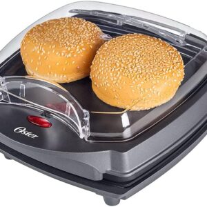 Grill Elétrico Oster Burguer 2 em 1 com Estufa, 220V, 1000W, OGRL500 - Imagem 3