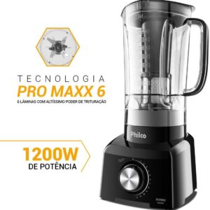 Liquidificador, Ph900, 3L, Preto, 220V, Philco - Imagem 3