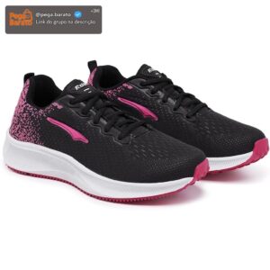 Tênis Caminhada Academia Feminino Treino Leve Confortavel - Imagem 1