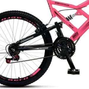 Colli Bike, Bicicleta GPS 148 Dupla Suspensão e Freios V-Brake, Aro 26 Aero, 36 Raias, 21 Marchas - Imagem 2