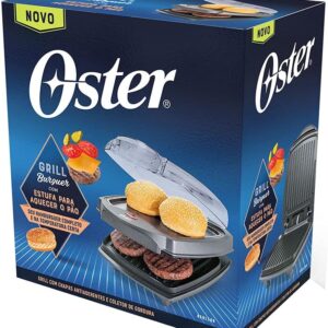 Grill Elétrico Oster Burguer 2 em 1 com Estufa, 220V, 1000W, OGRL500 - Imagem 9