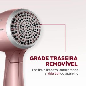 MONDIAL Secador de Cabelos Travel, Golden Rose, 1200W, Bivolt - SC-47-GR - Imagem 6