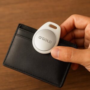 Air Tag Rastreador A'Gold, Localizador, Compatível com Iphone Buscar Apple (IOS), Bluetooth, Com Alarme Sonoro, GPS, Tag Inteligente, Bateria 230maH, Para Localizar Chaves, Carteira, Mochila e Pets - Imagem 9