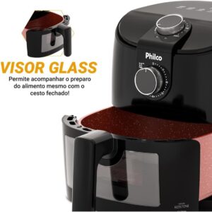 Air Fryer Philco 4L Revestimento Redstone 1500W PAF40A 220V - Imagem 3