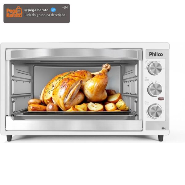Forno Elétrico 50L Philco PFE52B Dupla resistência 220V