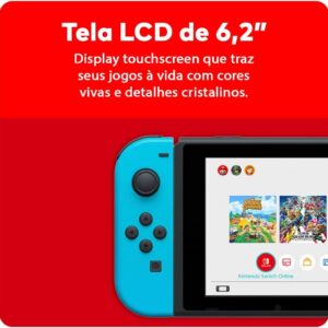 Bundle Nintendo Switch + Super Mario Bros. Wonder + 3 Meses de Assinatura Nintendo Switch Online - Imagem 4