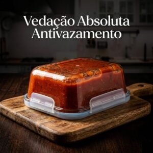 Kit 10 Potes de Vidro Herméticos 640ml com 4 Travas Ideal para Marmitas e Conservação de Alimentos, Vedação Total, Refratário para Forno e Freezer - Imagem 3