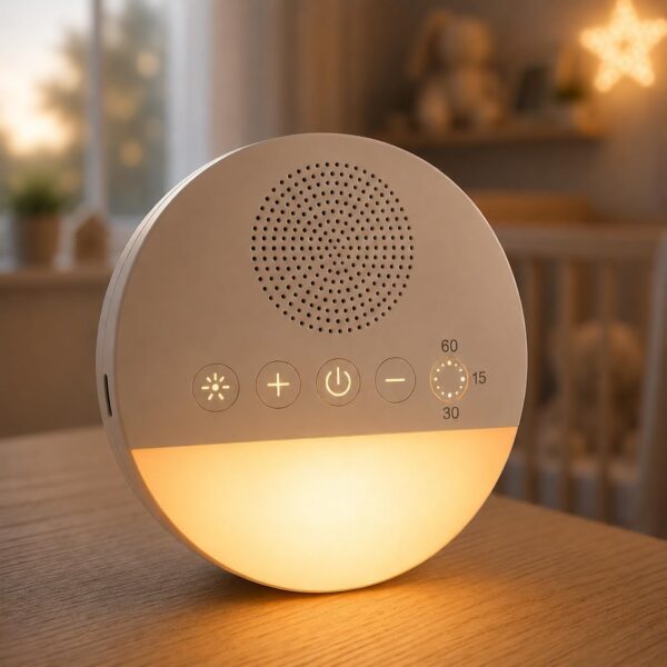 Aparelho de Ruído Branco para Dormir, Bebê, Adultos, Sons Relaxantes, Timer