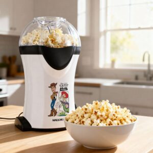 Pipoqueira Elétrica Mallory Toy Story – Pipocas Sequinhas e Sem Óleo, Bocal Expedidor, Copo Medidor para Manteiga e Pés Antiderrapantes - 127V - Imagem 2