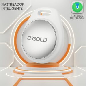 Air Tag Rastreador A'Gold, Localizador, Compatível com Iphone Buscar Apple (IOS), Bluetooth, Com Alarme Sonoro, GPS, Tag Inteligente, Bateria 230maH, Para Localizar Chaves, Carteira, Mochila e Pets - Imagem 4