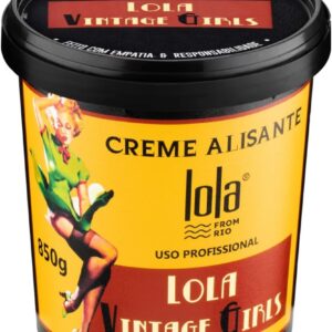 Hair Vintage Girl Creme Alisante 850g , Lola Cosmetics - Imagem 3