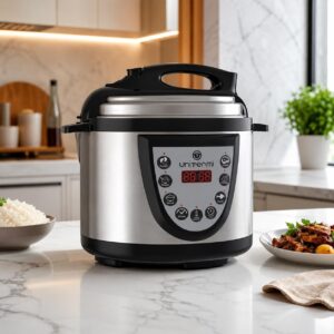 Panela de Pressão Elétrica Digital 4L 220V Inox Multifuncional com Timer Programável e Sistema de Segurança Inteligente - Imagem 1