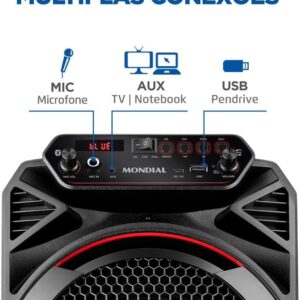 MONDIAL Caixa Amplificada, Preto, 150W RMS, Bivolt - CM-150 - Imagem 4