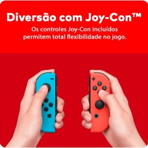 Bundle Nintendo Switch + Super Mario Bros. Wonder + 3 Meses de Assinatura Nintendo Switch Online - Imagem 5