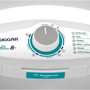 SUGGAR LAVADORA DE ROUPAS NEO TURBILHÃO 8KG 220V BRANCA LE8002BR - Imagem 4