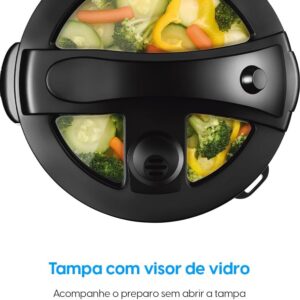 Panela de Arroz Visio Glass 5 Elgin – 400W 5 Xícaras 220V - Imagem 6