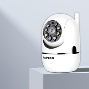 Câmera Wi-Fi Inteligente 360° Full HD 1080P – Minion Giratório com Rastreamento Automático, Visão Noturna, Áudio Bidirecional e Detecção de Movimento - Imagem 2
