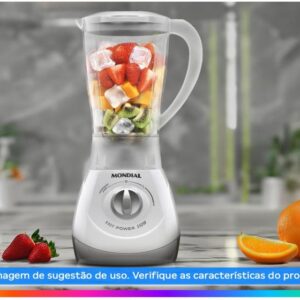Liquidificador Mondial Easy Power L550 Branco 2 Velocidades 550W - Imagem 3