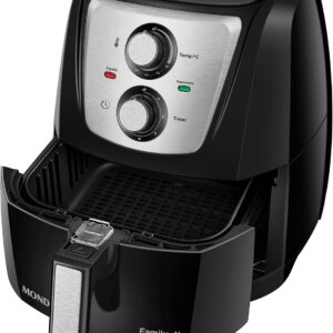 Fritadeira Sem Óleo Air Fryer 4L, Mondial, Preto/Inox, 1500W, 110V - AFN-40-TBI - Imagem 2